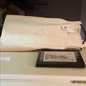 Michael Kors cream sheath dress with pockets